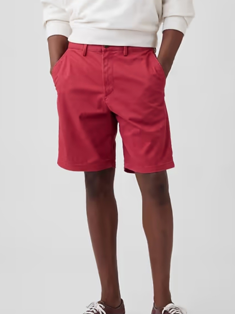 ​Gap Khakis Red Lived In Chino Shorts Men's Size 29